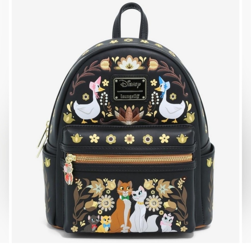Like-New Aristocats Loungefly mini backpack